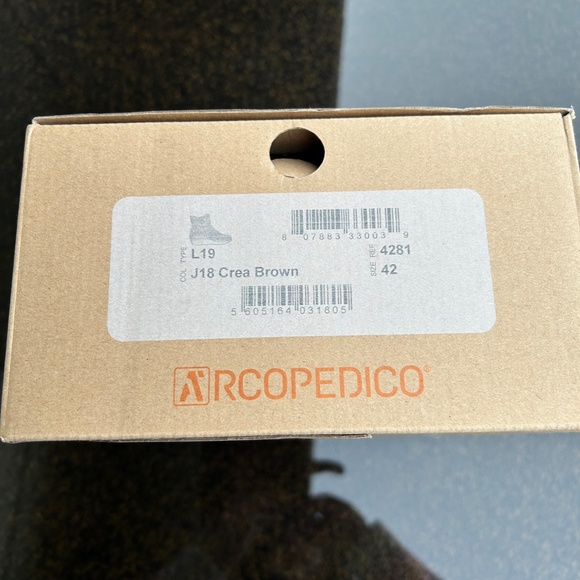 ARCOPEDICO L19 BROWN PULL-ON BOOTS, Size 42, Womens 11 - Picture 7 of 7